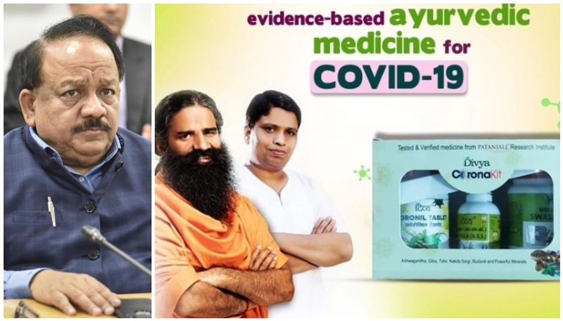 AYUSH ministry orders Patanjali to stop advertising its COVID drug until examined