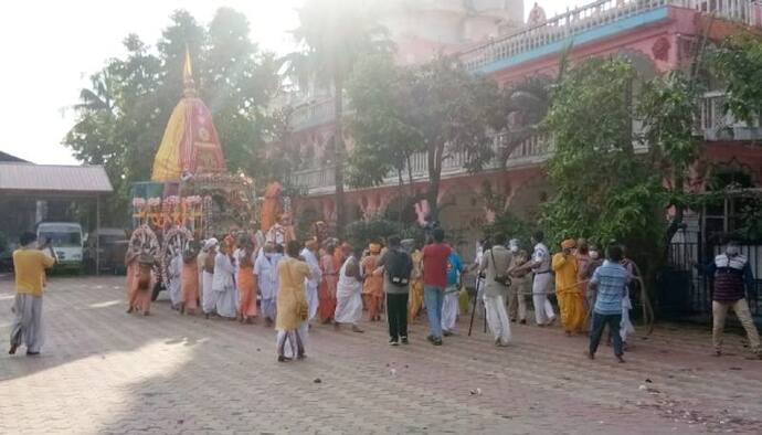 করোনা সতর্কতায় শিলিগুড়িতে ভার্চুয়াল রথযাত্রা, ব্রাত্য থাকলেন  ভক্তেরা