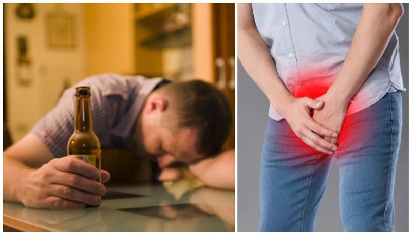 What happened to the man who drank ten bottles of beer and  forgot to urinate