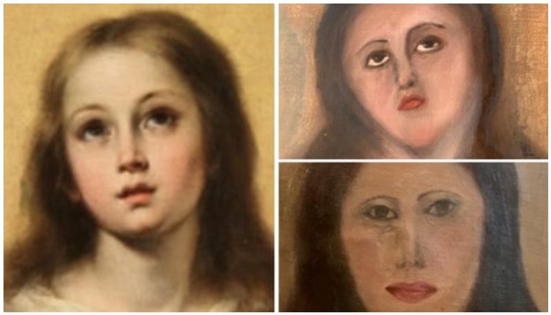 Restoration firm irrecoverably spoils the 17th century art work given for preservation