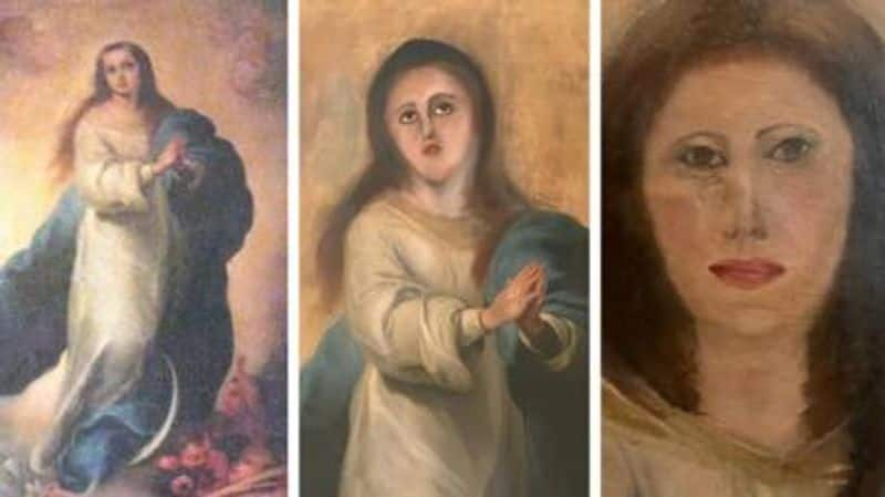 Restoration firm irrecoverably spoils the 17th century art work given for preservation