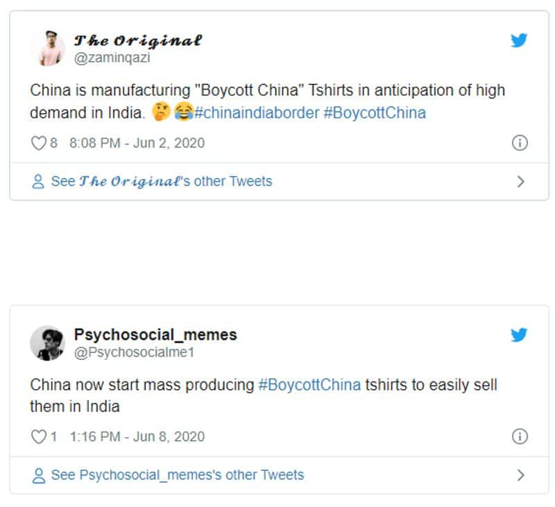 Boycott China t shirts and caps made in China here is the facts