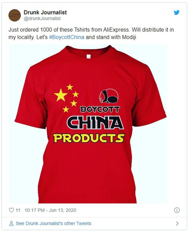 Boycott China t shirts and caps made in China here is the facts