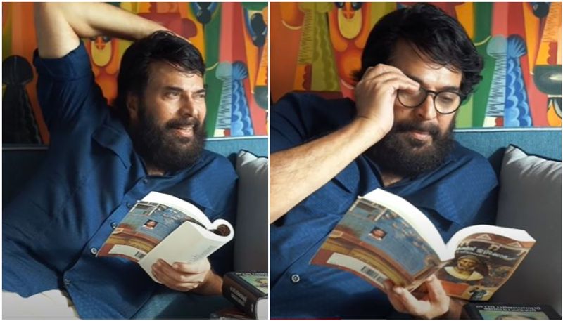 mammootty reading his favourite novel francis itty cora