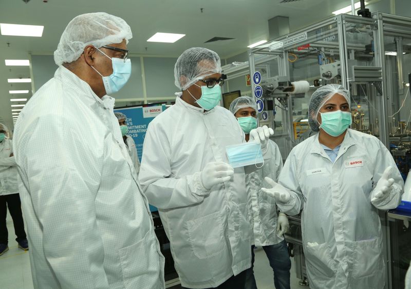 Bosch inaugurated mask production unit bengaluru