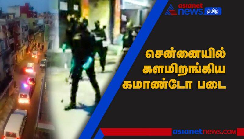 Commando Force in Chennai to Control Publics in Lockdown