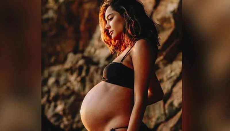 bollywood actress lisa haydon shares pregnancy photo again in instagram