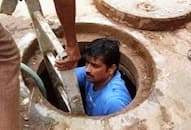 Karnataka BJP corporator shows how its done gets into manhole to unclog it