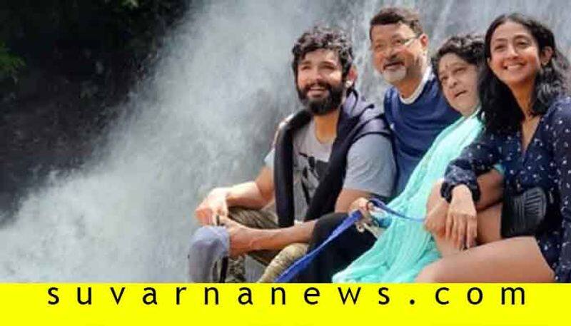 Actor diganth and Aindrita Ray coorg-trip-with-family after Lockdown