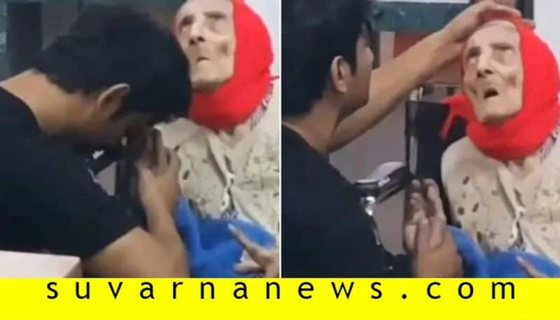 Old Video Of Bollywood Actor Sushant Singh Rajput with old lady Goes Viral