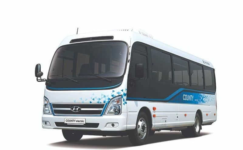 Hyundai launch electric minibus country in Sooth Korea