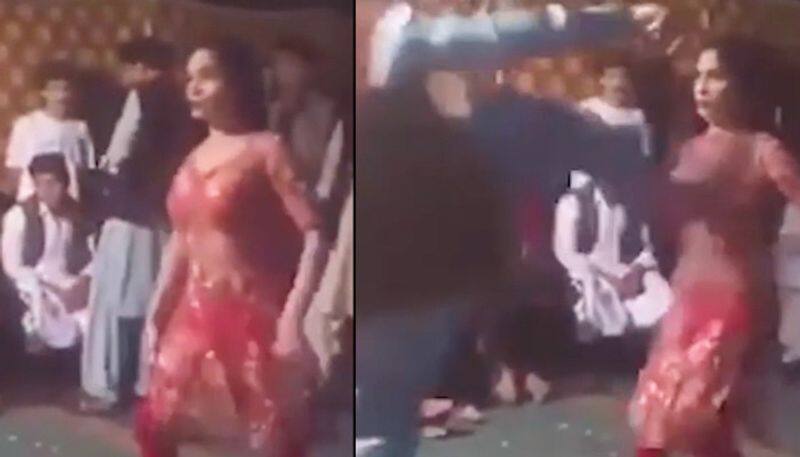 Pakistani woman dancer brutally attacked by man; kicked on chest