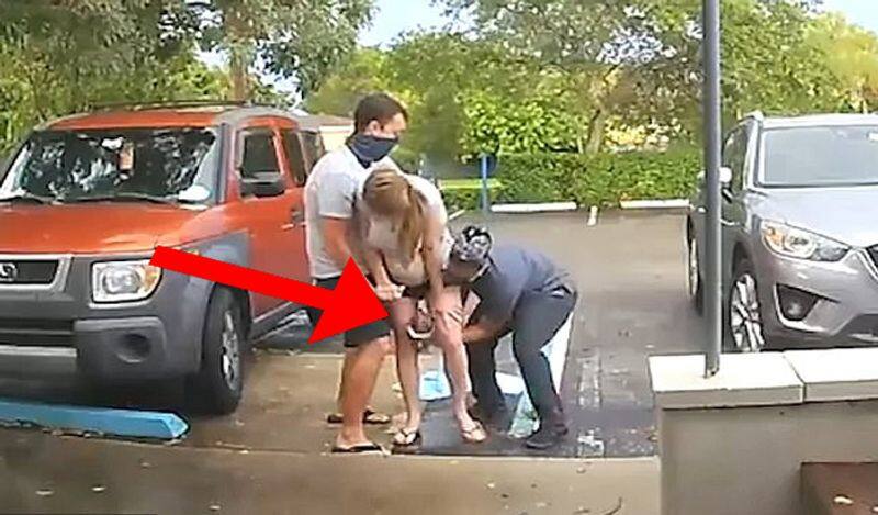 Viral video: US woman gives birth to baby girl in parking lot