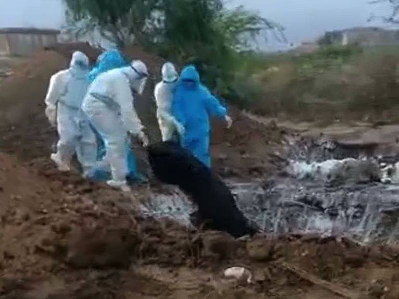 Bodies of COVID19 victims dumped in large pit in Karnataka Bellary probe ordered