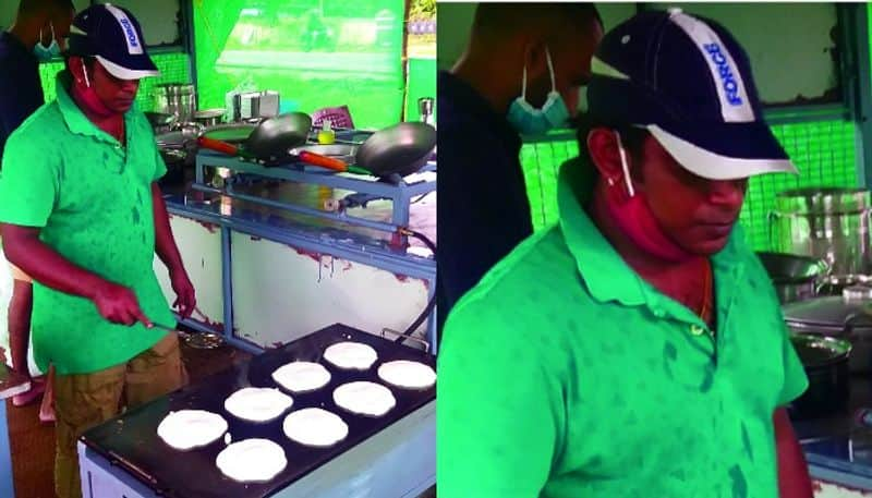 american ship chef in kerala forced to sell street food