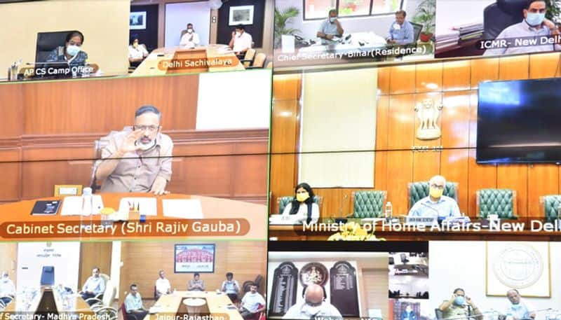 central cabinet secretary video conference with states cs