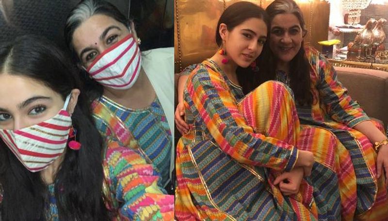 Sara Ali Khan Twinning With Mom Amrita Singh