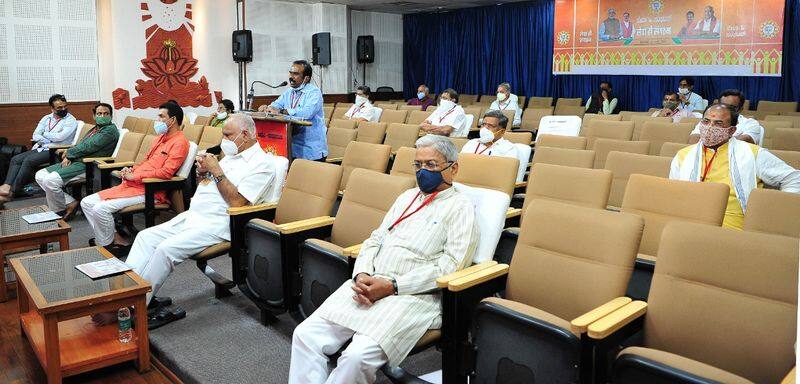 BL Santhosh speech in farewell function of BJP virtual rally