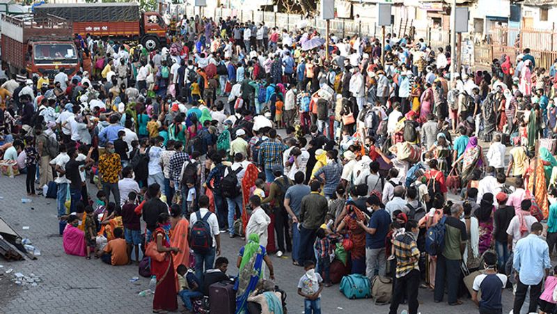 Migrant workers coming back to delhi when they left during coronavirus lockdown