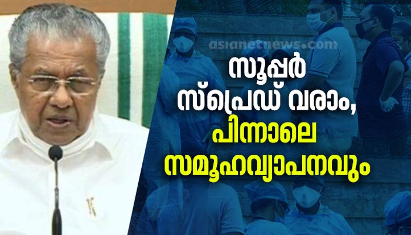 COVID 19 Pinarayi vijayan warns kerala on super spread of virus