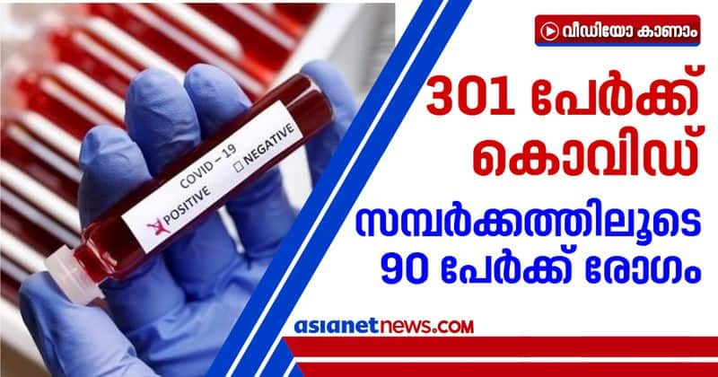 kerala highest number of covid cases 301 new cases