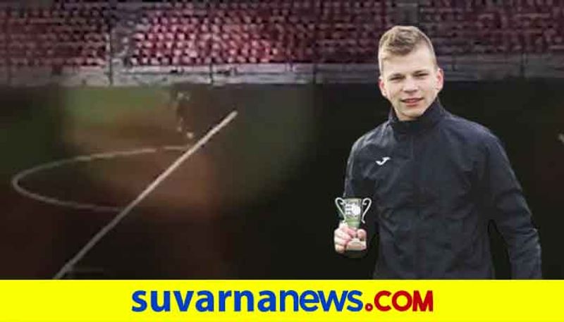 Russian teenage football goal Keeper Ivan Zaborovsky in an induced coma after being struck by lightning while training