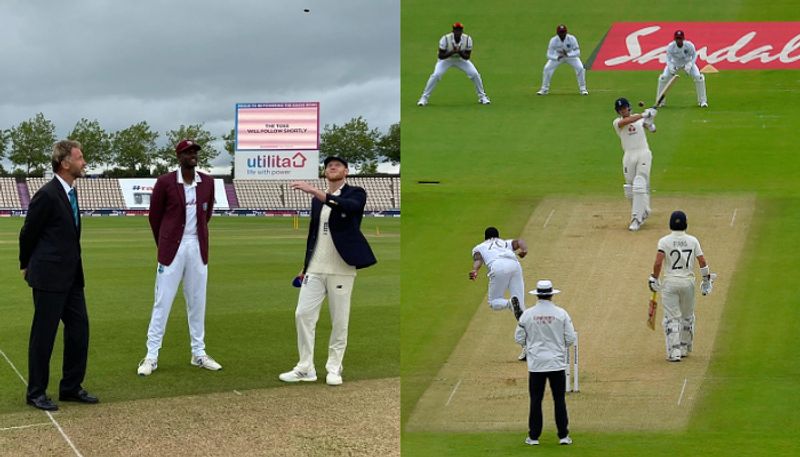 England vs West Indies 1st Test Rain and Bad Light restricts play as cricket returns