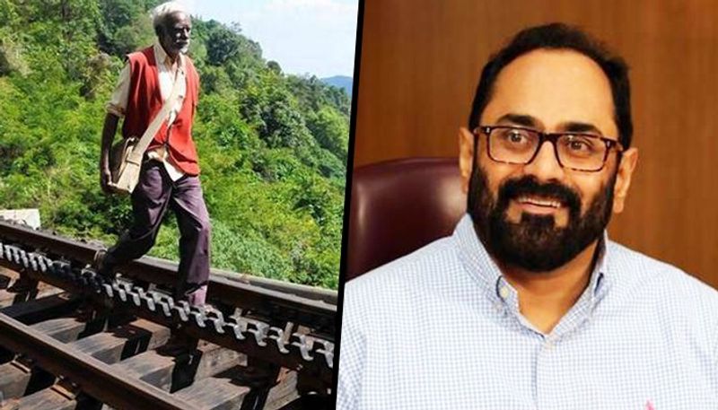 rajeev chandrasekhar praises postman d sivan dedication and responsibility