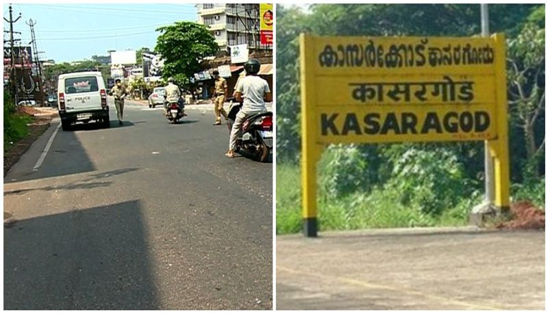 compulsory antigen test protest in kasaragod