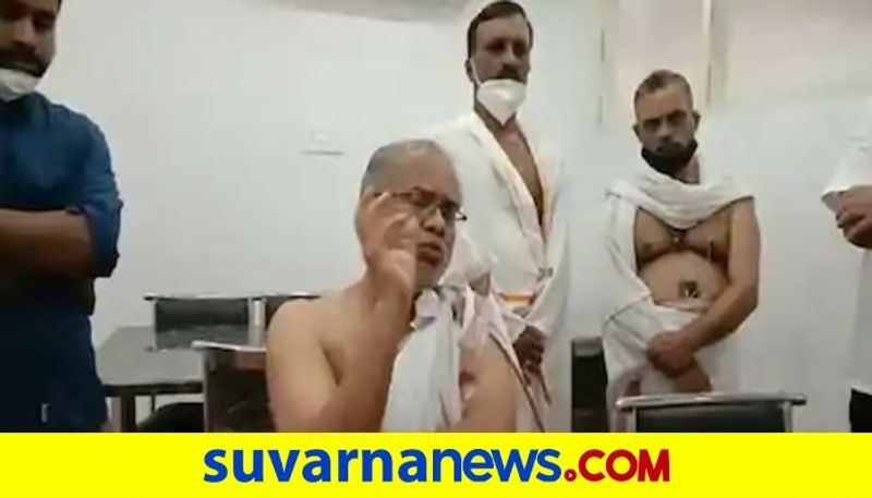 S Sureshkumar visits kukke subramanya temple