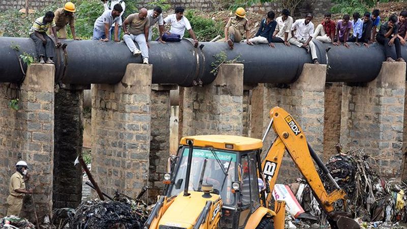 Encroachment of Rajakaluve at 2626 Places in Bengaluru grg