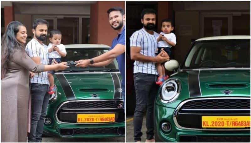 actor kunchacko boban bought mini cooper 60 year special edition car