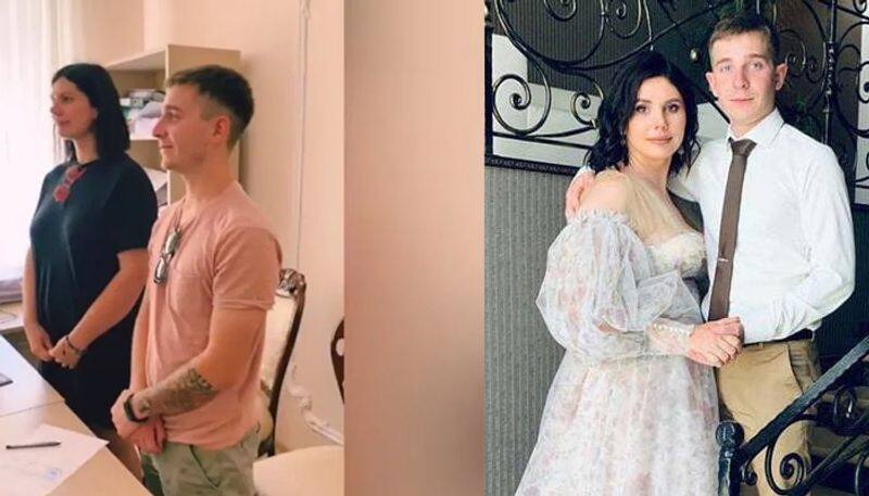 Russian influencer, 35, marries her 20-year-old stepson