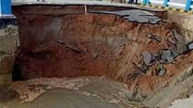 कैसा सुशासन: बिहार के गोपालगंज 29 दिनों में गिरा 264 करोड़ का पुल