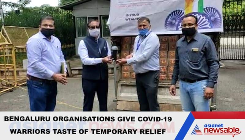 Coronavirus Bengaluru organisations provide refreshment to COVID warriors