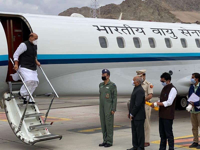 Rajnath singh visit indo- China border with army chief