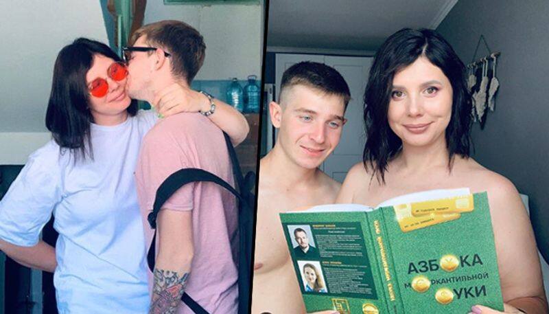 Pregnant Russian social media influencer marries her 20-year-old stepson