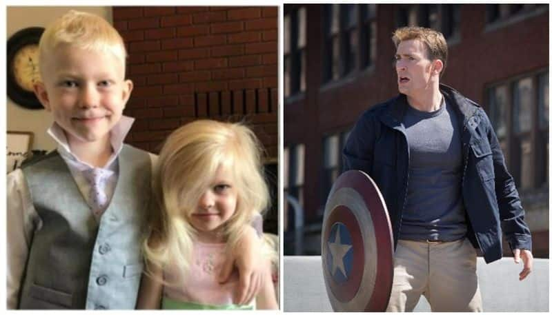 6-year-old kid who saved sister from dog attack to get captain of america shield from Chris Evans