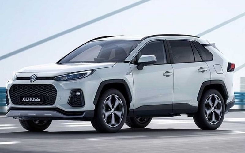 Suzuki unveiled Toyota Rev4 Hybrid car to A cross SUV car