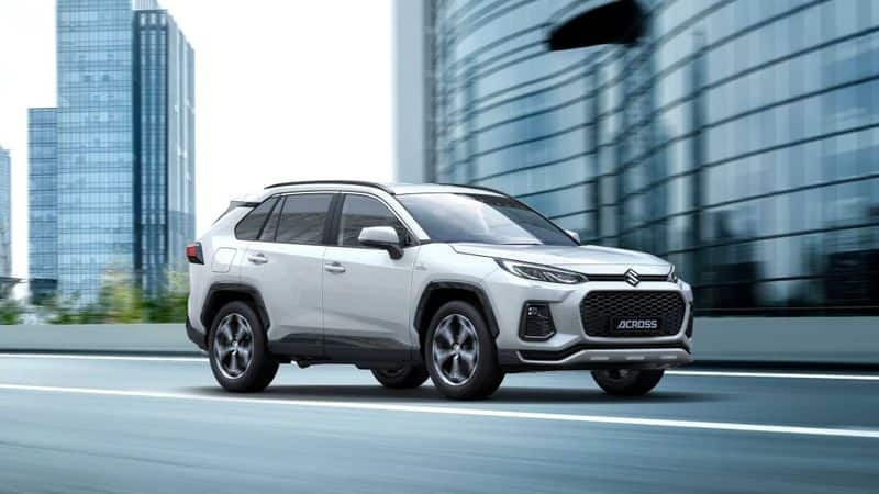 Suzuki unveiled Toyota Rev4 Hybrid car to A cross SUV car