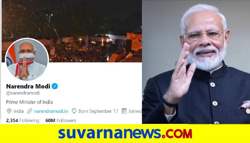 PM Modi crosses 60 million followers on Twitter