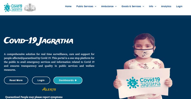 kerala govt covid jagratha portal get good response