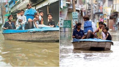 पॉलिटिक्स की शर्मनाक तस्वीर..प्रदर्शन करने नेताजी ने खुद पहनी लाइफ जैकेट, पर बच्चों की जान खतरे में डाल दी