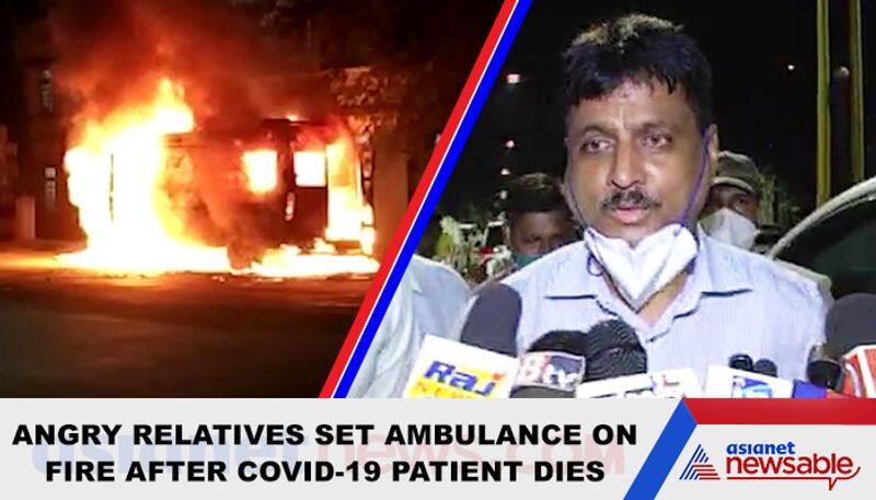 Karnataka COVID-19 patient dies in hospital; family torches ambulance