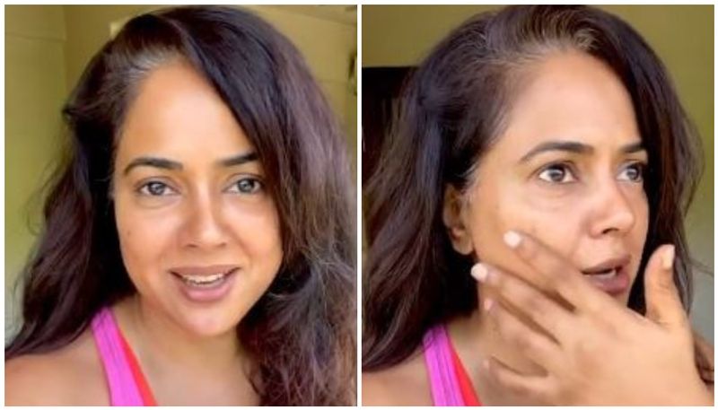 women celebrates no makeup video of sameera reddy