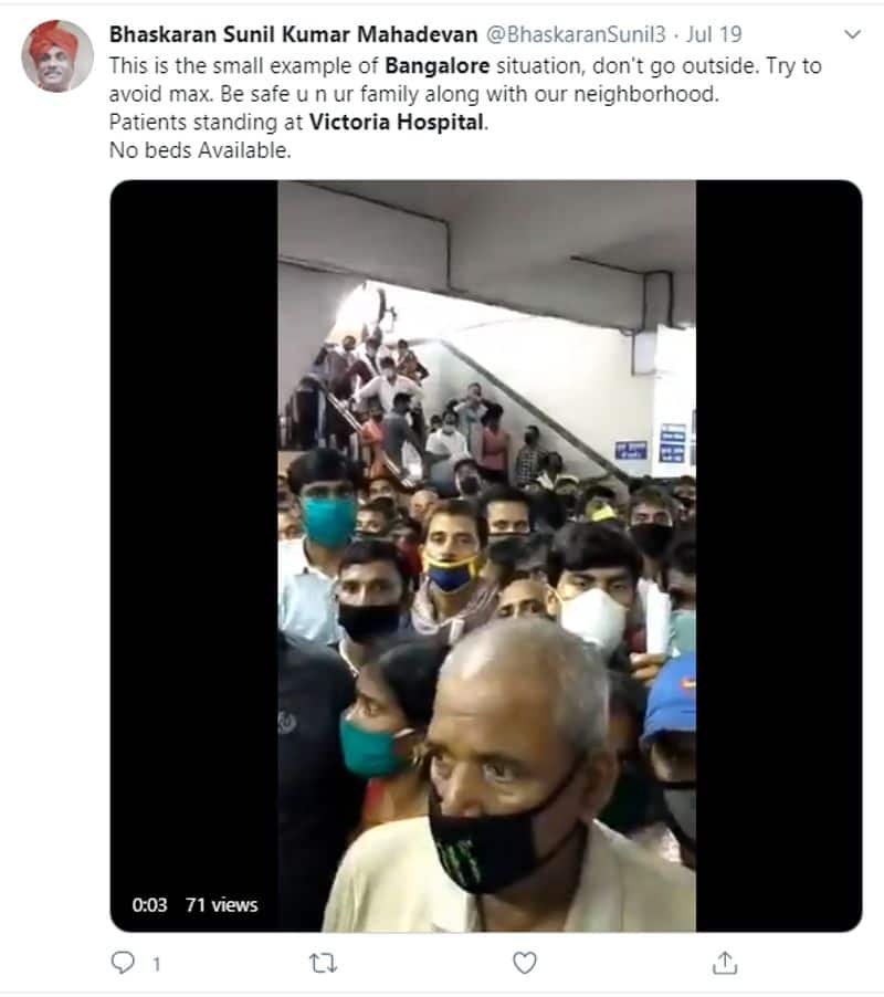 Reality behind Video of packed crowds in a hospital during Covid 19 Pandemic