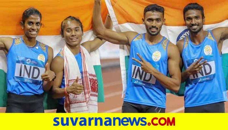 India 2018 Asian Games mixed relay medal upgraded to gold after Bahrain disqualification due to Doping test