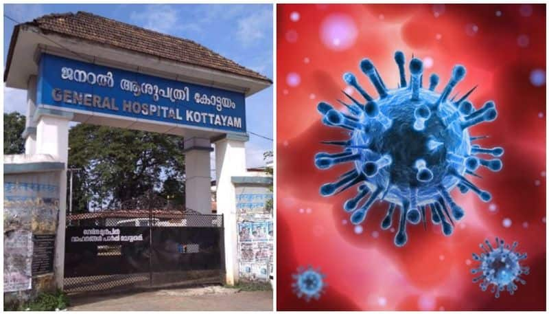 covid 19 two patients affected with coronavirus three wards of kottayam general hospital closed