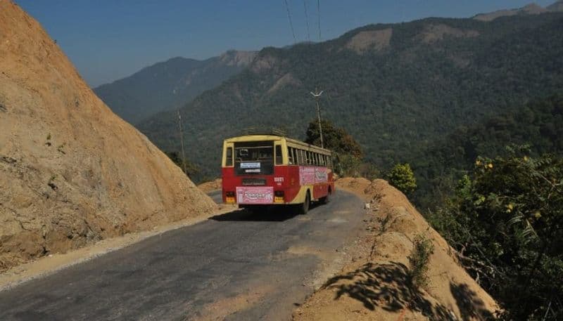 In Wayanad only goods vehicles are allowed in three passes