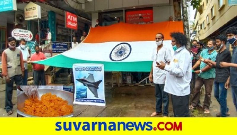 rafale jets in india udupi people Sweet celebration